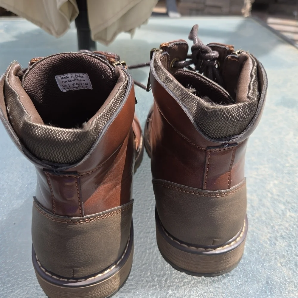 Madden Mens 7.5 Combat Boot Zip